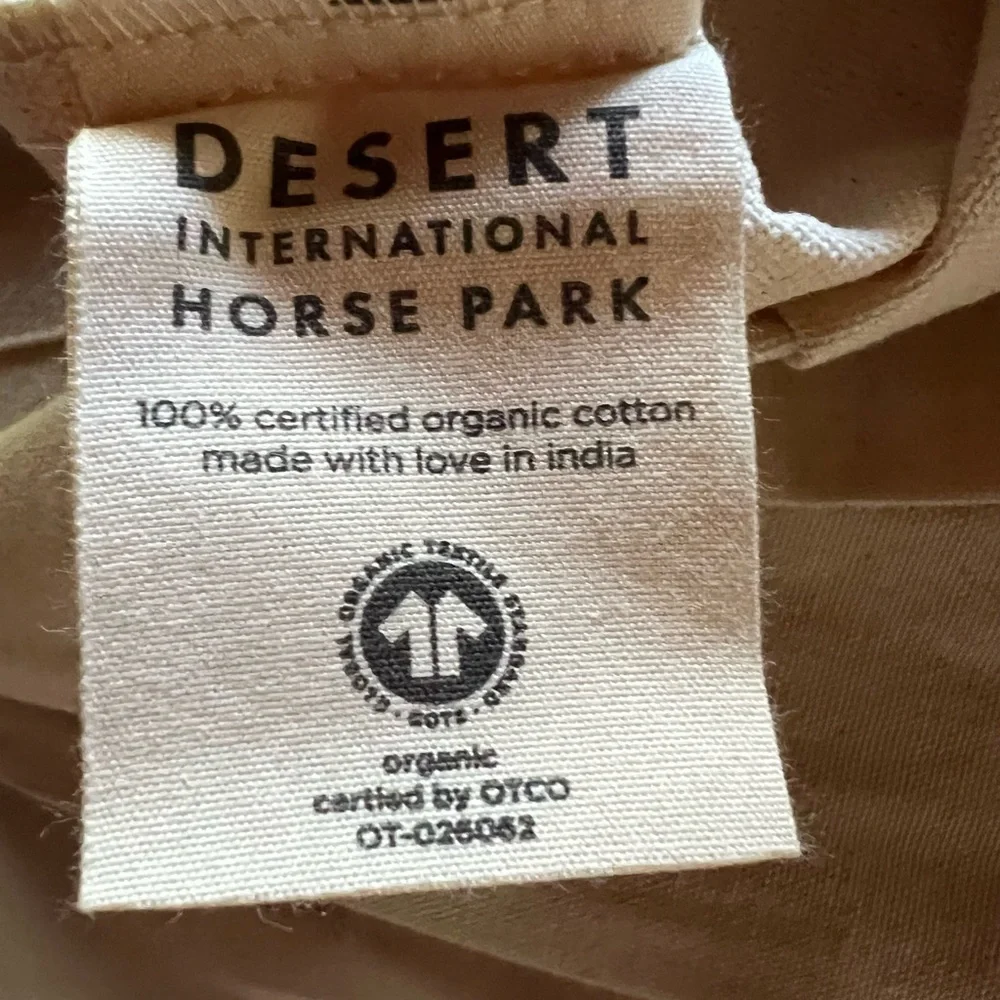 NEW Double Handle Organic Cotton Tote Bag with DIHP Desert Horse Park logo - Picture 4 of 4